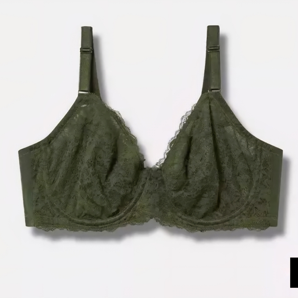 Elegant Lace Underwire Bra - 46C